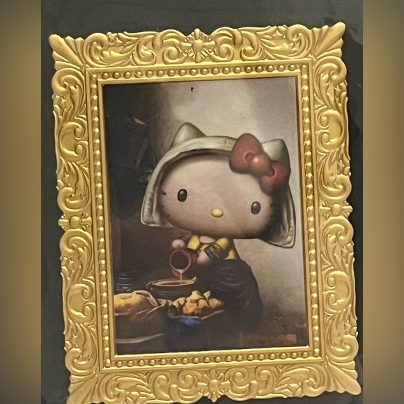 Hello Kitty Gotochi -Museum Art Collection Magnet -“Milkmaid” - Picture 2 of 5